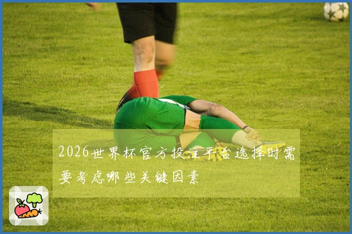 2026世界杯官方投注平台选择时需要考虑哪些关键因素
